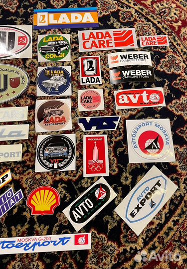 Коллеционные наклейки/бирки Avtoexport