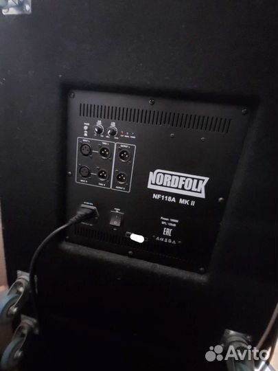 Комплект активных сабвуферов NordFolk NF118A mkII