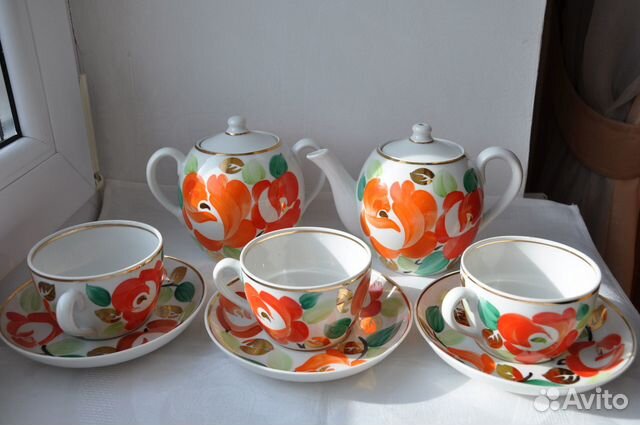 Сервиз чайный, ссср, Песочное