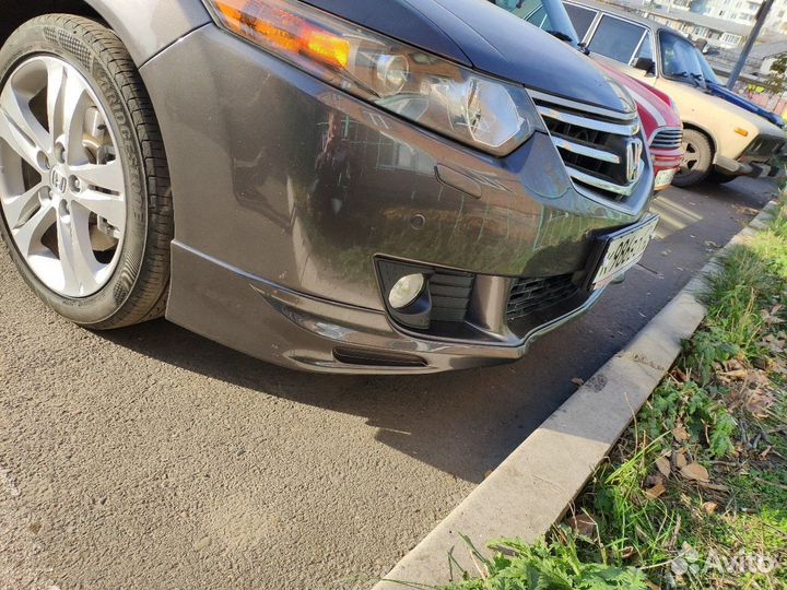 Юбка Type-S переднего бампера Honda Accord 8 2008+