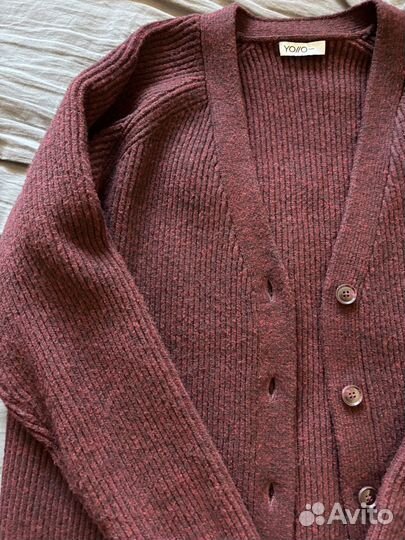 Кардиган винный
