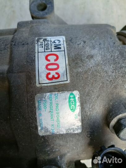 Компрессор кондиционера hyundai santa fe