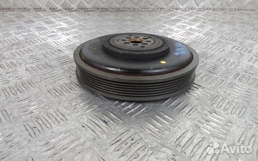 Шкив коленвала демпферный дизельный audi A6 C6 (TU
