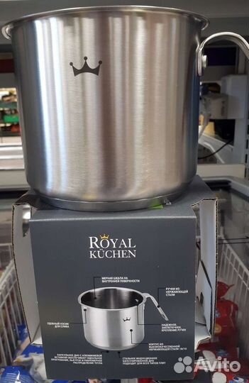 Кастрюля из нержавейки от