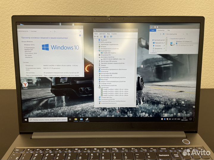 Мощный Lenovo 2021 i3/8gb/256gb/IPs