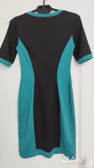 Платье трикотажное мини