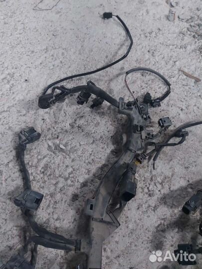 Коса двигателя на Mercedes w164