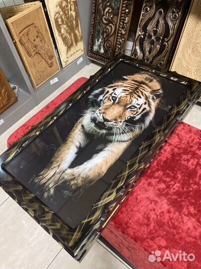 Нарды ручной работы Тигр