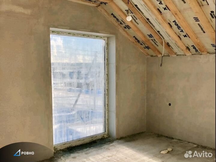 Машинная штукатурка стен для коттеджа