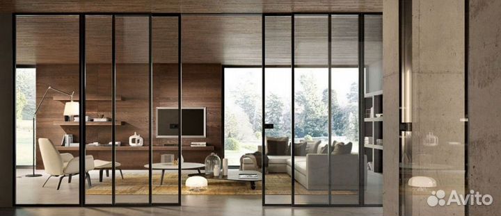 Межкомнатные перегородки / Раздвижные перегородки