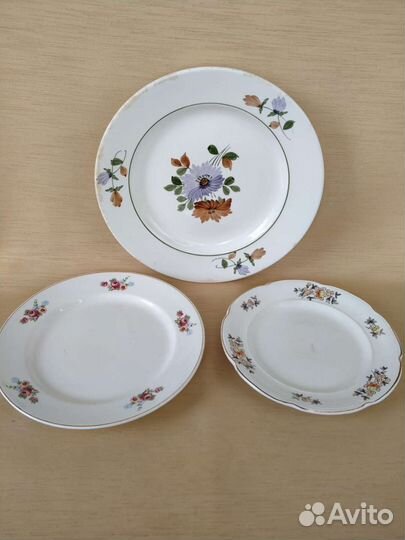 Тарелки зик Конаково СССР