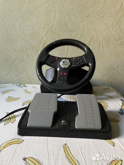 Игровой руль logitech vibration feedback wheel