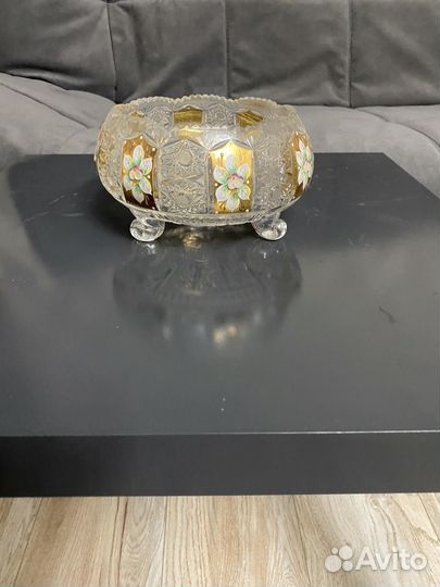 Хрустальная ваза