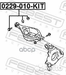 Болт эксцентрик infiniti G35/37/25/M35/45/QX50