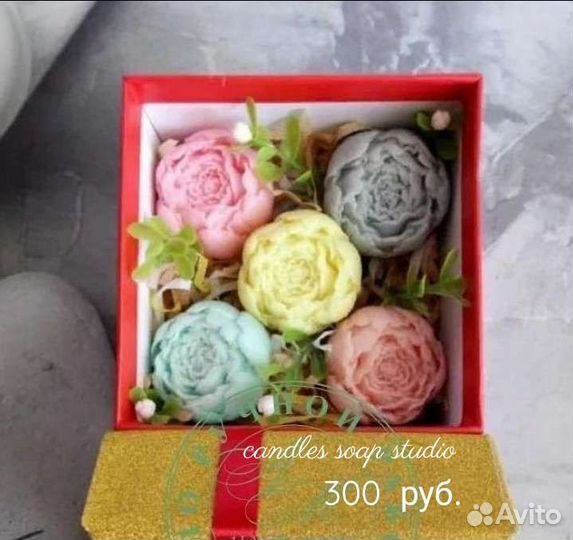 Мыло ручной работы в ассортименте