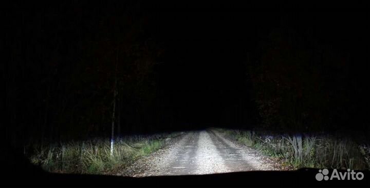 Фары на priora c B LED линзой