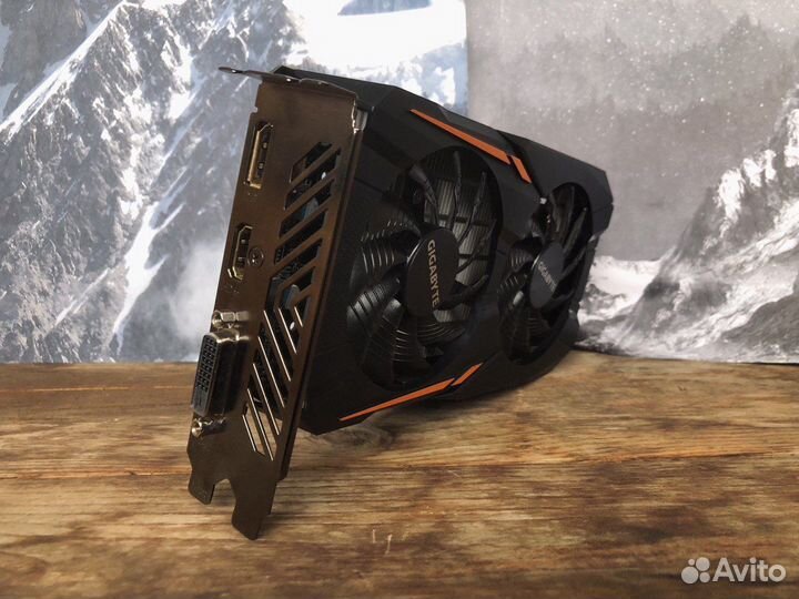 Игровая видеокарта Gigabyte GeForce GTX 1050 Ti OC
