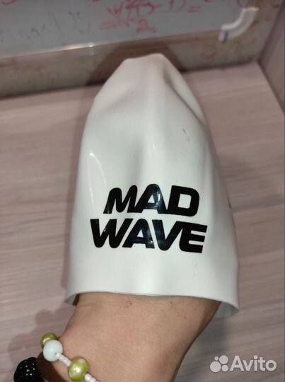 Шапочка для плавания mad wave