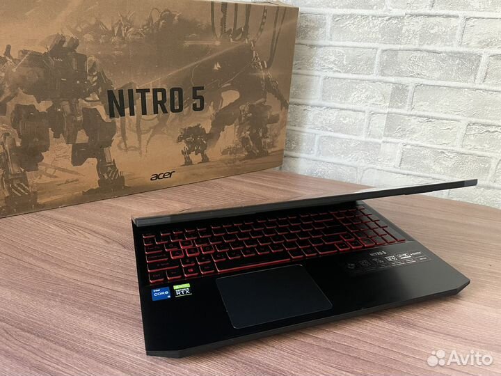 Игровой ноутбук acer nitro 5 RTX 3050ti i5-11400