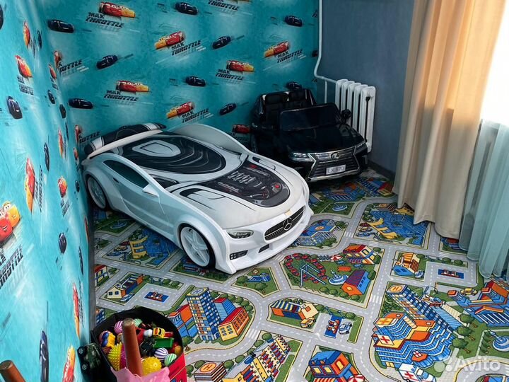 Машина кровать NEO бмв белый