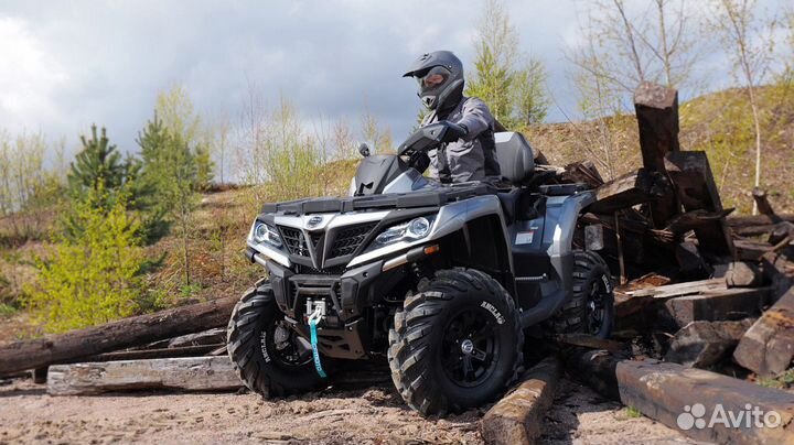 Квадроцикл cfmoto cforce 800 HO EPS (Серый)