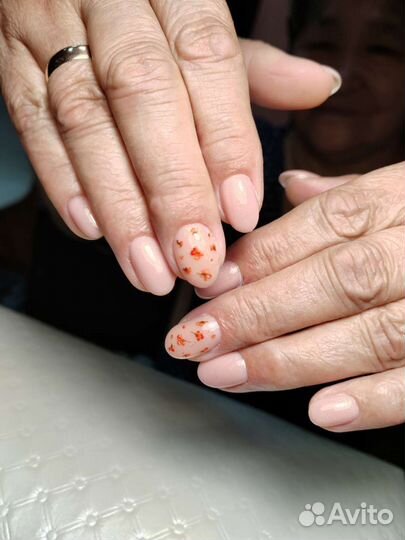 Маникюр с покрытием гель лак