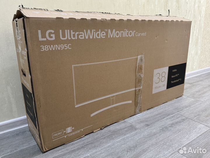 Монитор LG UltraWide 38'' 4К 144Гц Изогнутый / Чек