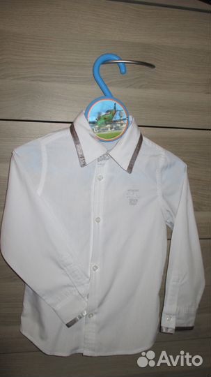 Рубашка белая 3,5-6 лет. Desalitto