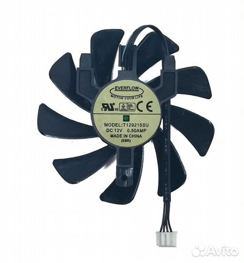 Вентилятор Sapphire rx570 Pulse ITX