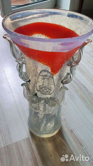 Ваза для цветов хрустальная