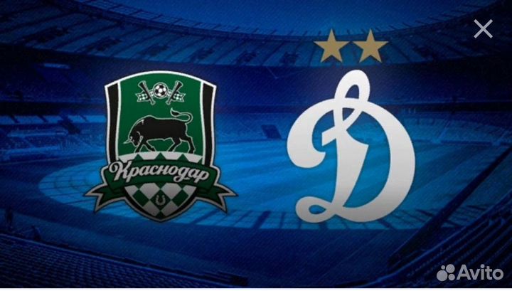 Билеты на футбол краснодар динамо