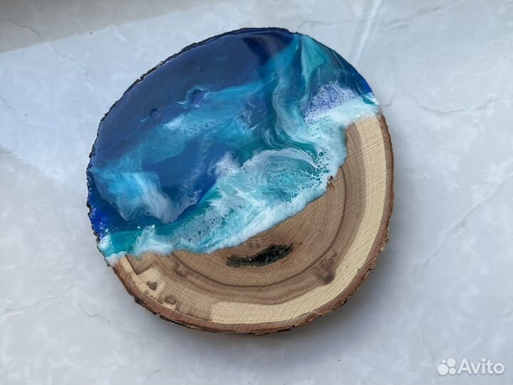 Подставка с эпоксидной смолой