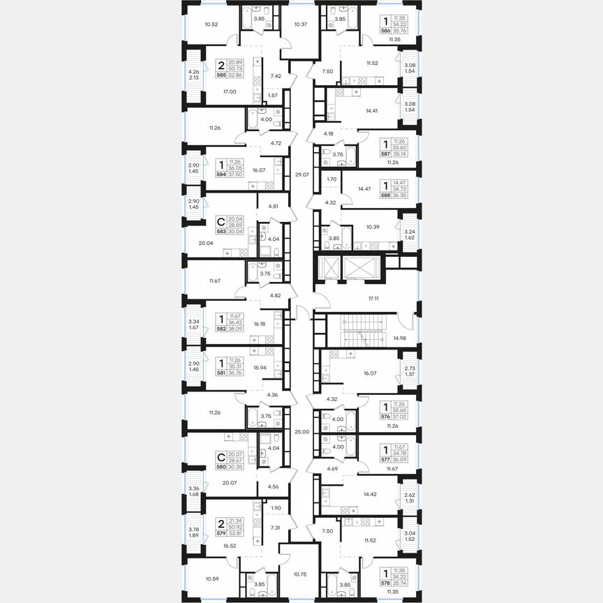 1-к. квартира, 37,5 м², 8/15 эт.