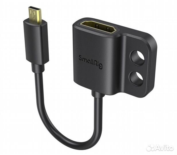 Адаптер кабеля hdmi SmallRig 3021 (hdmi D to A) Ultra Slim 4K, с креплением