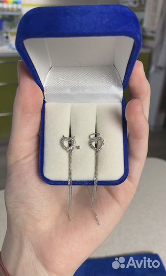 Серебряные серьги