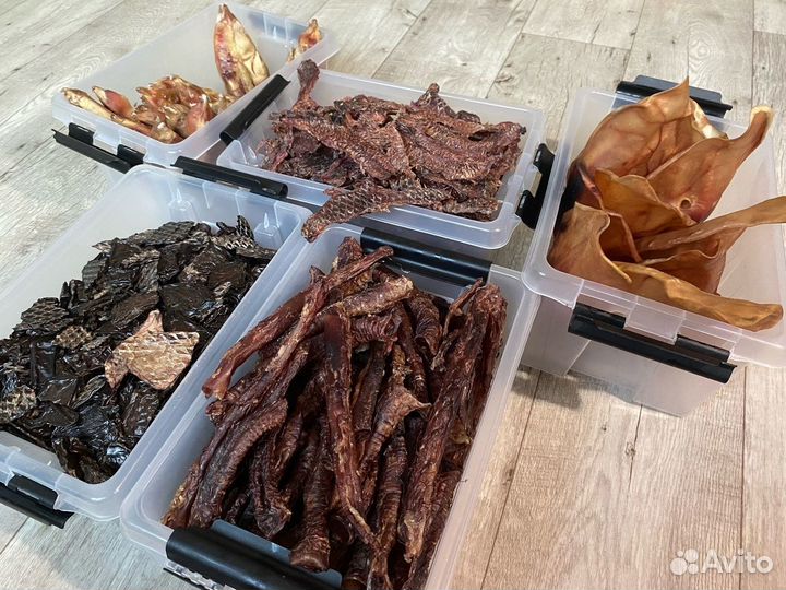 Сушеные лакомства для животных