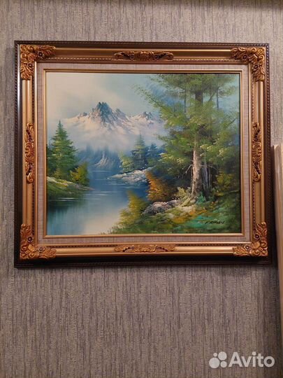 Картина маслом, на холсте, пейзаж