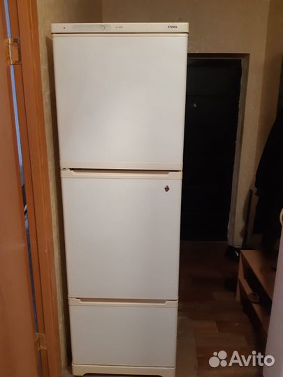 Рабочий Стинол ноу Фрост трехкамерный холодильник