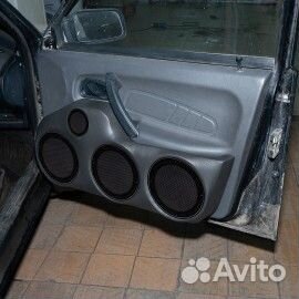 Подиумы ваз 2114, 15 (4-х комп 20х20х20 х рупор