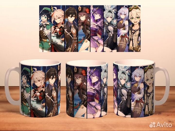 Аниме бокс набор Геншин Импакт Нахида и Ци Ци