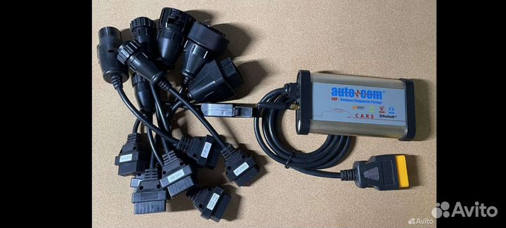 Мультимарочный сканер Autocom+ноутбук