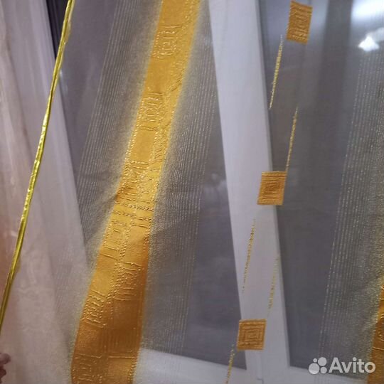 2шт Занавески тюль