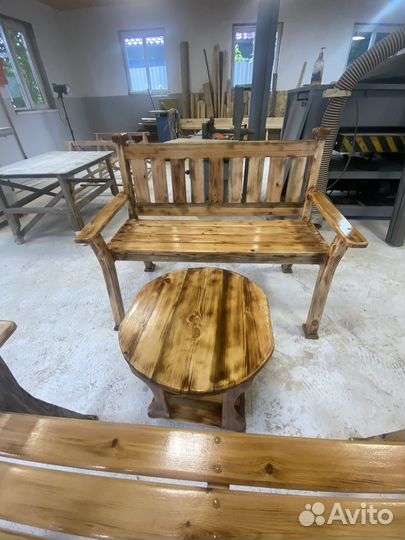 Садовая мебель из дерева