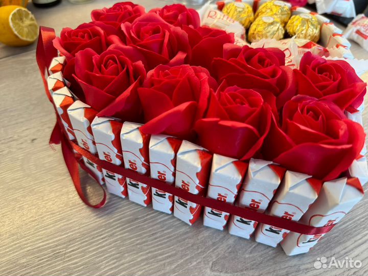 Сладкий набор в виде сердца