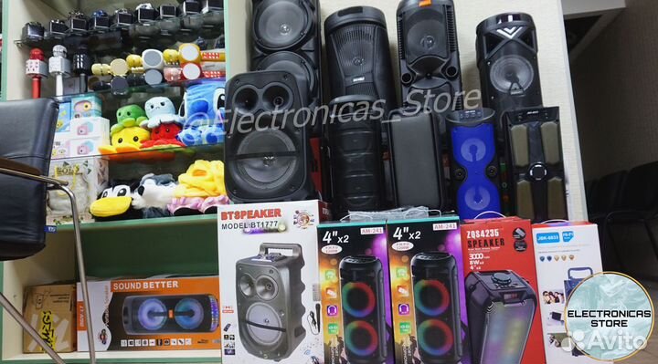 Колонка с Микрофоном зкьюс6201 Dark Night