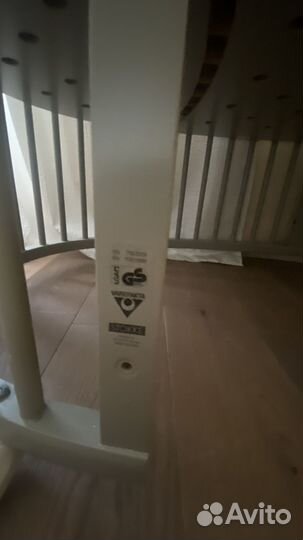 Детская кроватка StokkeSleep,серый цвет, оригинал