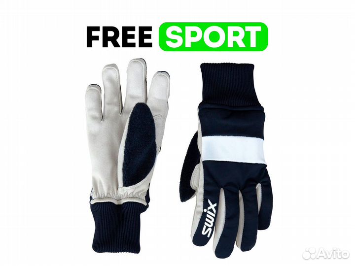 Перчатки Swix Cross Jr темно-синий