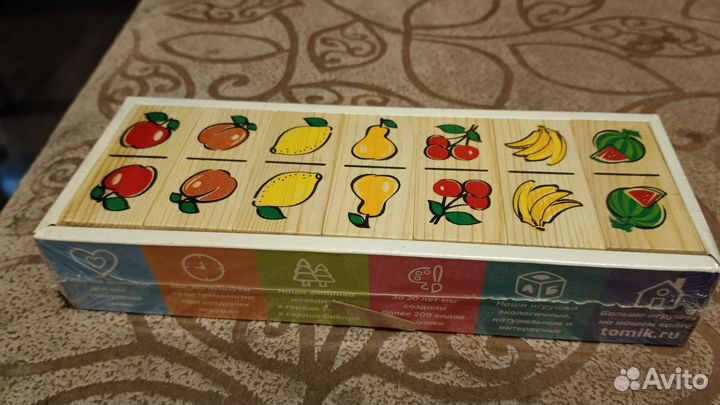 Домино деревянное Томик новое