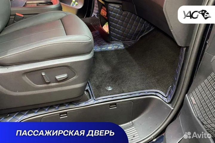 Автомобильные коврики экокожа 3д