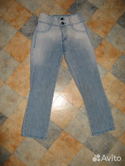 Джинсовые штаны, юбка, комбинезон; штаны